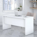 Bureau crédence 60", Stratifié thermofusionné, Compatible forme L/U, ANSI/BIFMA, 5 couleurs, Garantie 3 ans