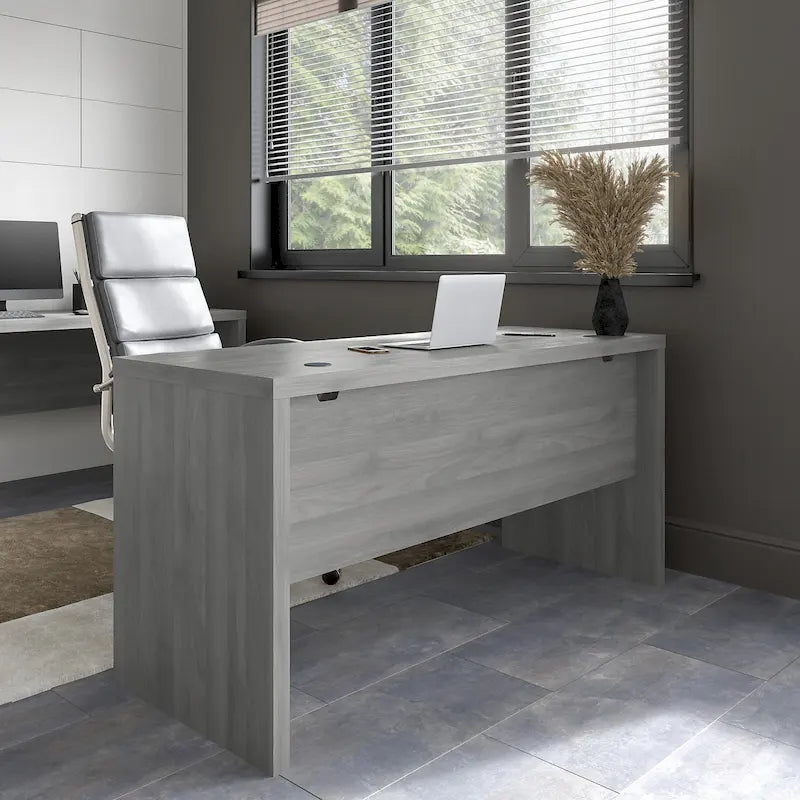 Bureau crédence 60", Stratifié thermofusionné, Compatible forme L/U, ANSI/BIFMA, 5 couleurs, Garantie 3 ans