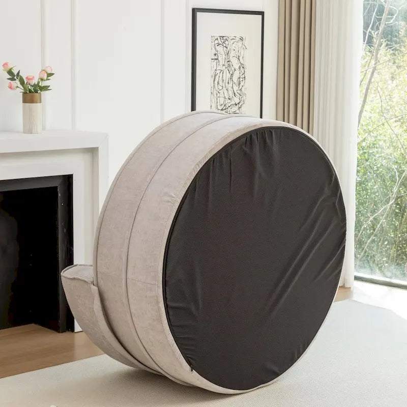 Canapé 3 places en velours avec pouf et 5 oreillers, coussin en éponge à mémoire de forme, entièrement assemblé, canapé de salon moderne, beige, vert, gris