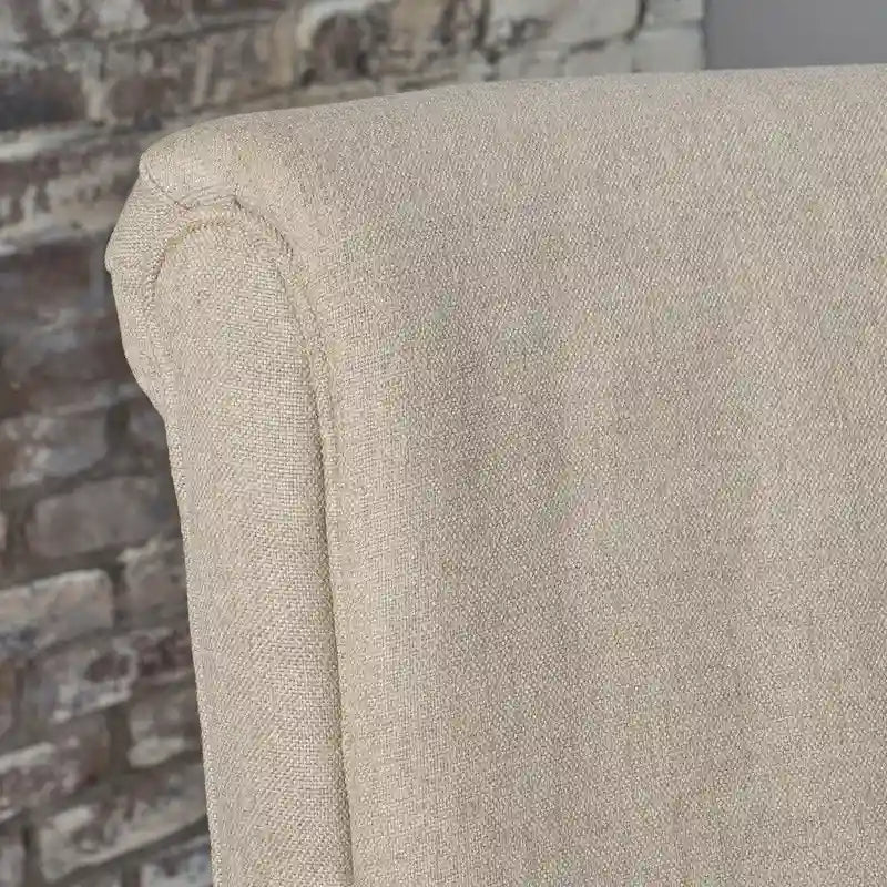 Fauteuil inclinable traditionnel en tissu 100% polyester Pieds en bois de bouleau Design peu encombrant 69,9 cm L Gris anthracite Bleu marine Blé