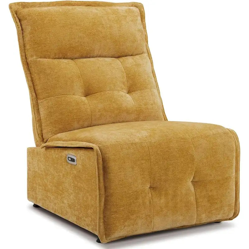 Fauteuil inclinable électrique sans accoudoirs, ports USB-A et C, dégagement mural de 8,9 cm, inclinaison à 140°, 145 kg, 5 couleurs