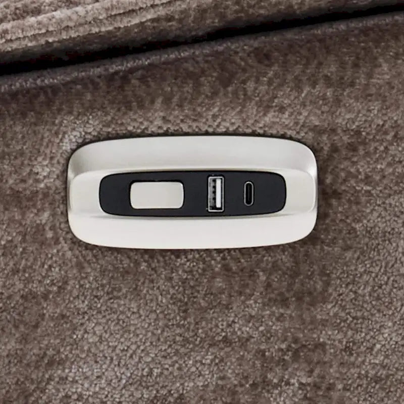 Fauteuil inclinable électrique sans accoudoirs, ports USB-A et C, dégagement mural de 8,9 cm, inclinaison à 140°, 145 kg, 5 couleurs