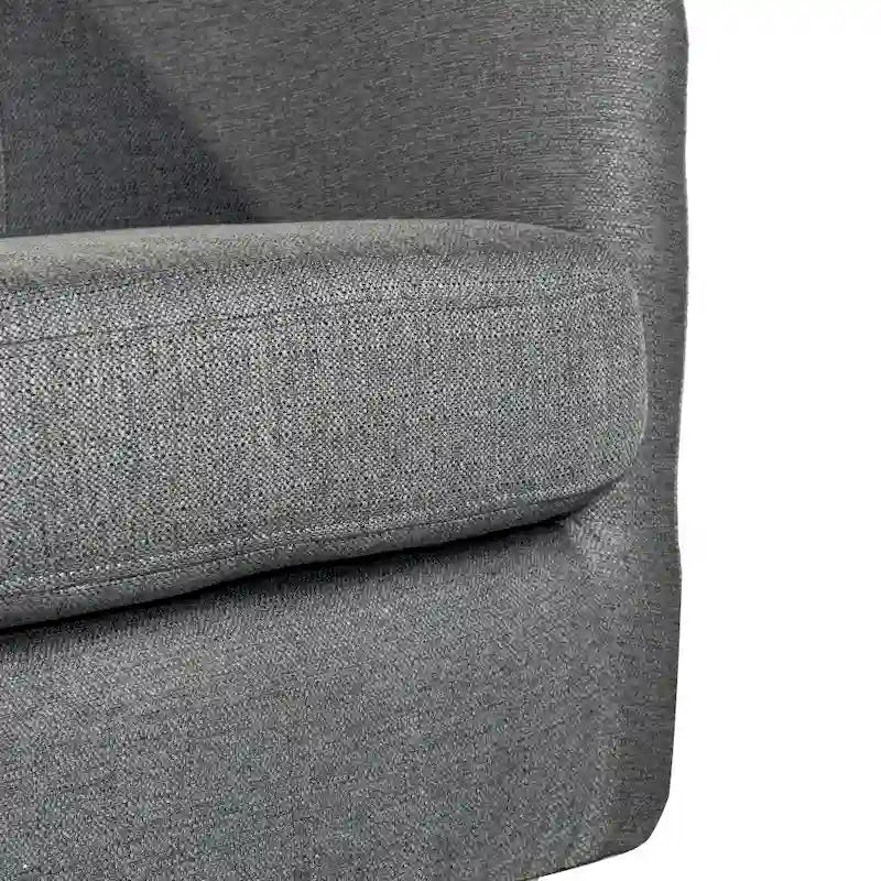 Fauteuil baquet avec piètement pivotant à 360° gainé de vinyle
