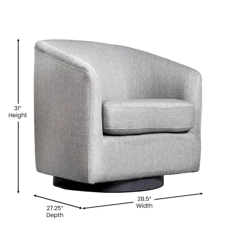 Fauteuil baquet avec piètement pivotant à 360° gainé de vinyle