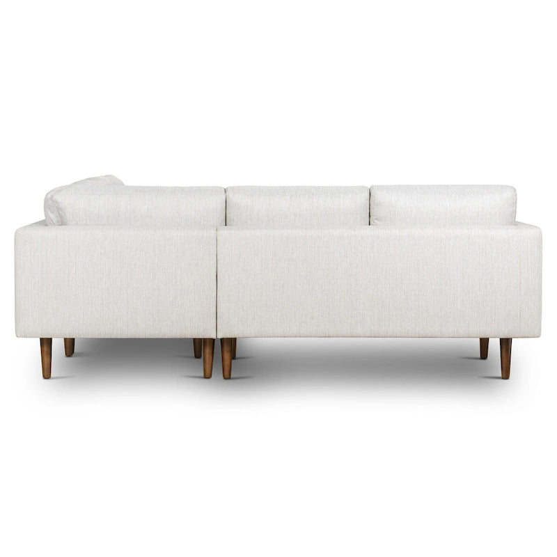 Canapé d'angle, 249x249 cm, Surmatelas en plumes, Cadre en bois séché au four, Velours/Tissu de performance