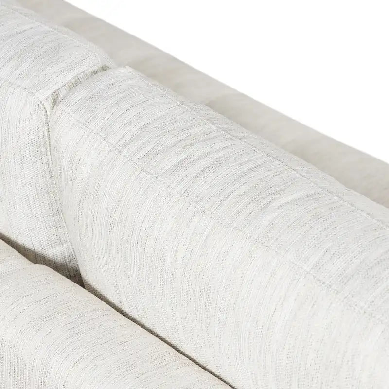 Canapé d'angle, 249x249 cm, Surmatelas en plumes, Cadre en bois séché au four, Velours/Tissu de performance