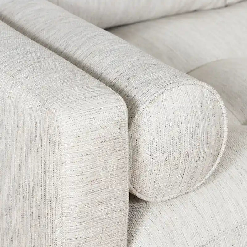 Canapé d'angle, 249x249 cm, Surmatelas en plumes, Cadre en bois séché au four, Velours/Tissu de performance