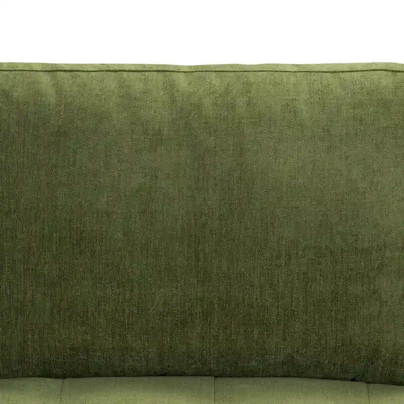 Canapé d'angle, 249x249 cm, Surmatelas en plumes, Cadre en bois séché au four, Velours/Tissu de performance