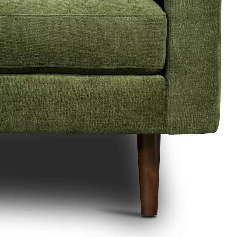 Canapé d'angle, 249x249 cm, Surmatelas en plumes, Cadre en bois séché au four, Velours/Tissu de performance