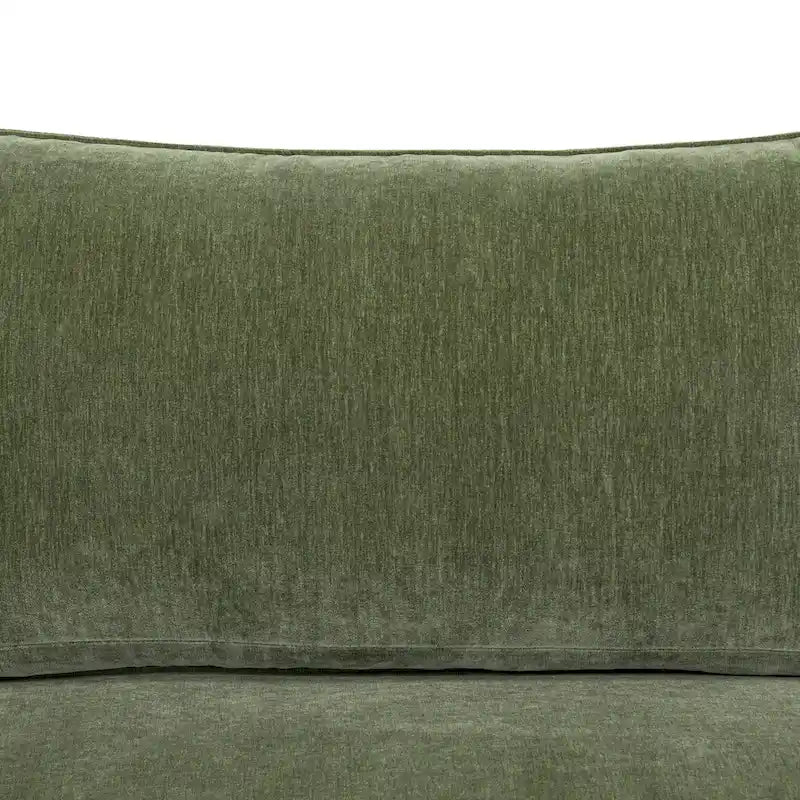 Canapé d'angle en L avec méridienne, cadre en bois dur séché au four, mousse haute résilience, 310 cm de large, orientation gauche/droite