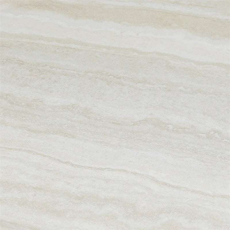 Table basse ronde 31,5" en fibre de verre, aucun assemblage requis, résistante aux rayures, imperméable, moderne pour salon, marbre noir et blanc